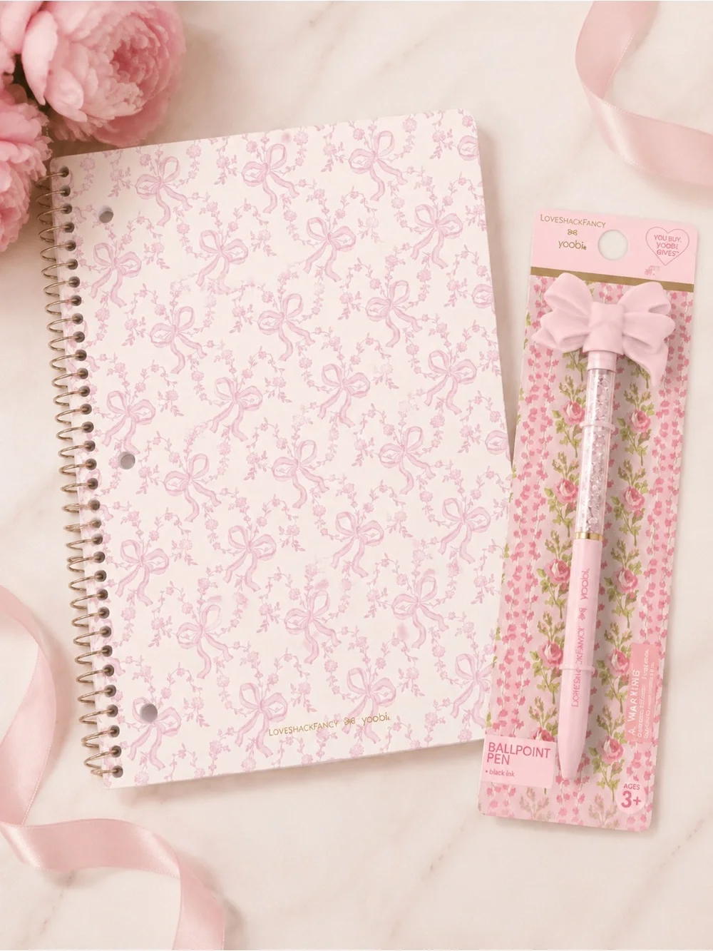 LoveShackFancy Pen & notebook set